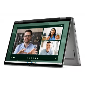 DELL Latitude 7450 2-in-1 Intel Core Ultra 7 165U Hybrid (2-in-1) 35.6 cm (14 inch) Touchscreen Full HD+ 16 GB LPDDR5x-SDRAM 512 GB SSD Wi-Fi 7 (802.11be) Windows 11 Pro German Grey