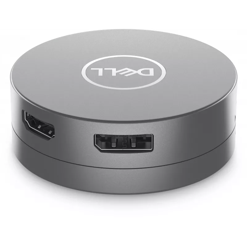 DELL 6-in-1 USB-C Multiport Adapter - DA305, Wired, USB 3.2 Gen 2 (3.1 Gen 2) Type-C, 10,100,1000 Mbit/s, Silver, 3840 x 2160 pixels, Dell