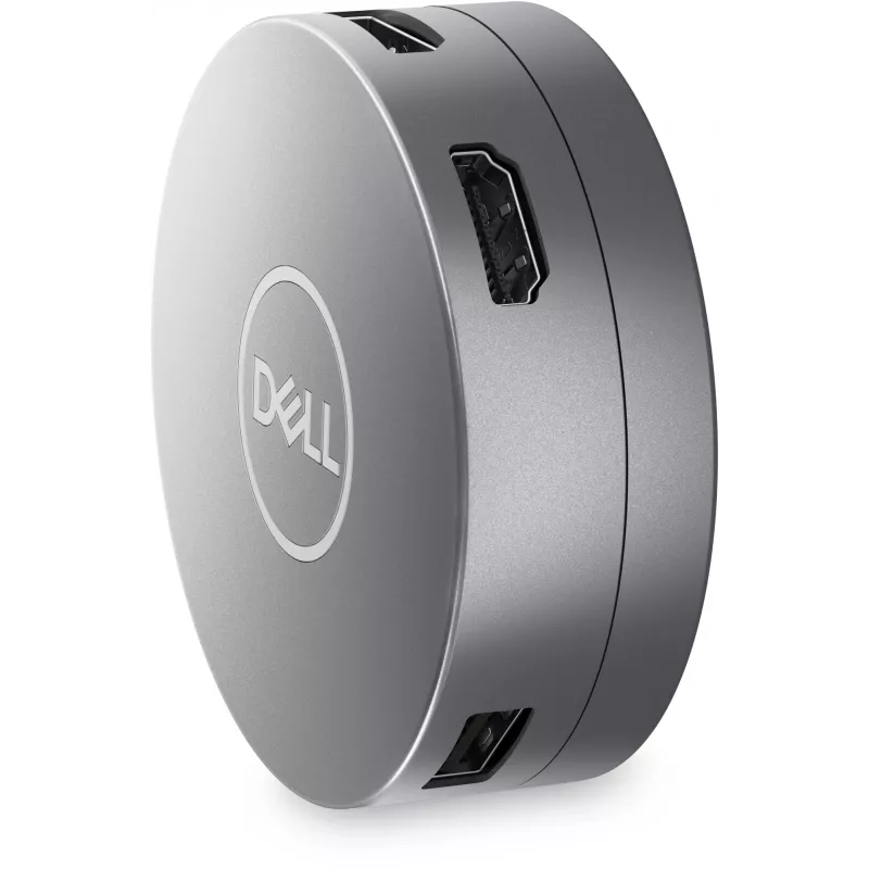 DELL 6-in-1 USB-C Multiport Adapter - DA305, Wired, USB 3.2 Gen 2 (3.1 Gen 2) Type-C, 10,100,1000 Mbit/s, Silver, 3840 x 2160 pixels, Dell