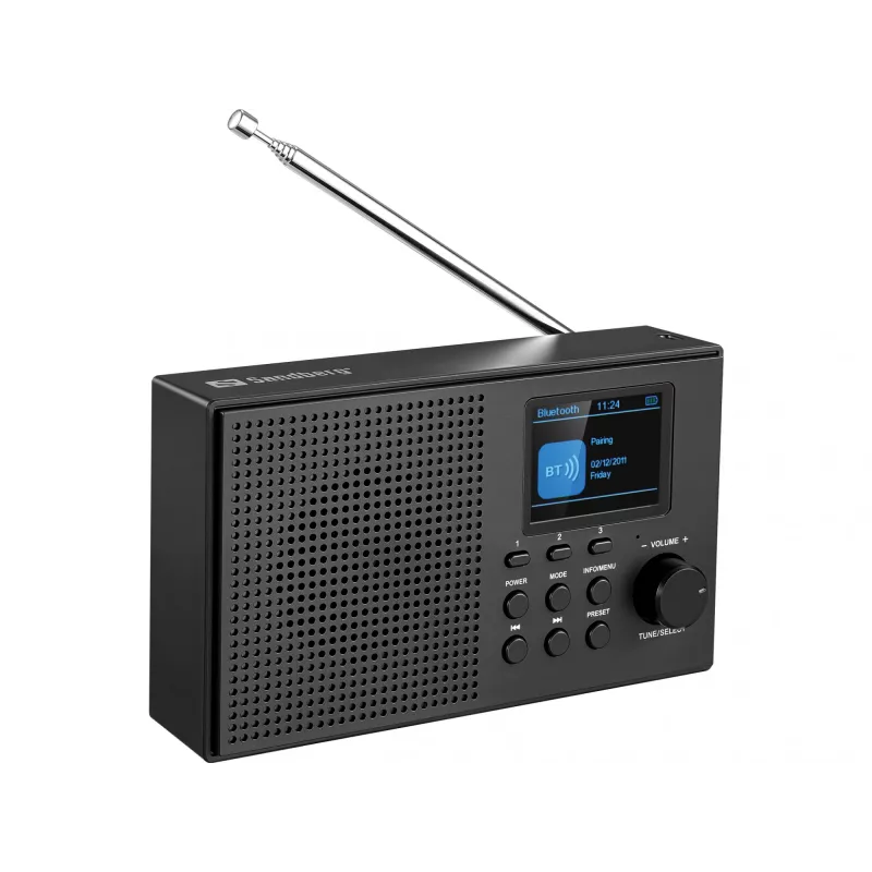 Sandberg Speaker Radio DAB+BT Recharge, Portable, Analog & digital, DAB+, FM, 87.5 - 108 MHz, 174 - 240 MHz, 3 W