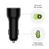 Car Charger USB-C 65W by d bramante re-charge — 12–24V cigar lighter, 1× USB-C, Black