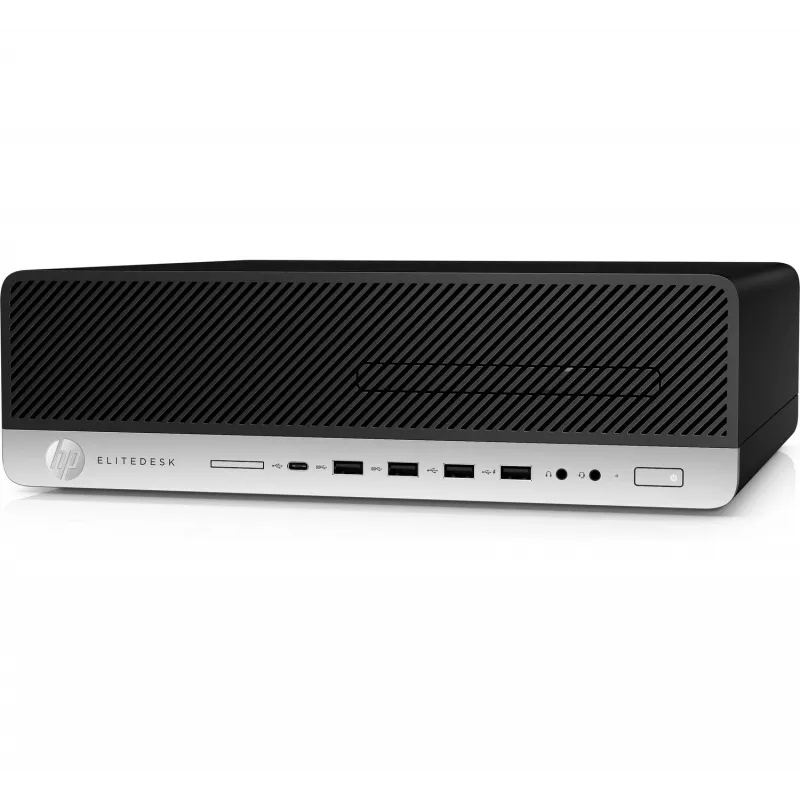 T1A HP EliteDesk 800 G3 Refurbished Intel® Core™ i5 i5-7500 8 GB DDR4-SDRAM 240 GB SSD Windows 10 Pro SFF PC Black, Silver