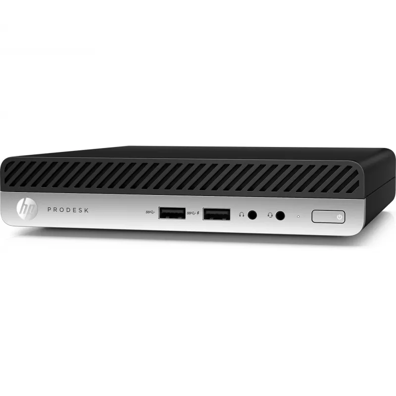 T1A HP ProDesk 400 G4 Refurbished Intel® Core™ i5 i5-8400T 8 GB DDR4-SDRAM 256 GB SSD Windows 10 Pro Mini PC Black, Silver