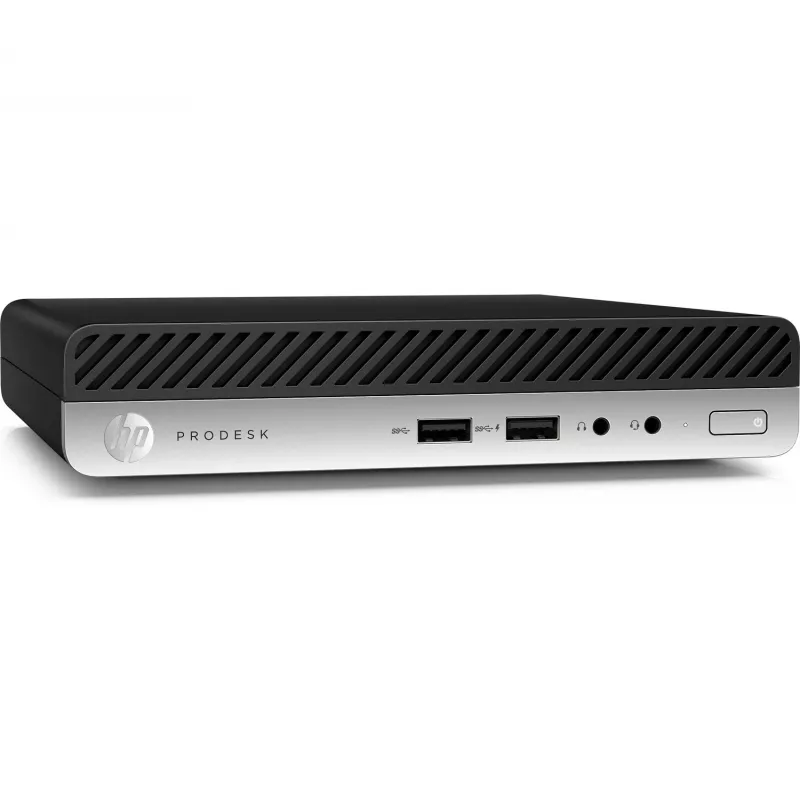 T1A HP ProDesk 400 G4 Refurbished Intel® Core™ i5 i5-8400T 8 GB DDR4-SDRAM 256 GB SSD Windows 10 Pro Mini PC Black, Silver