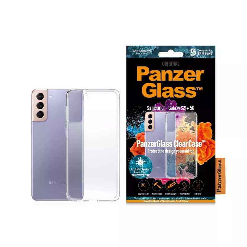 PanzerGlass ® ClearCase™ Samsung Galaxy S21 Plus 5G, Cover, Samsung, Samsung - Galaxy S21+, Transparent
