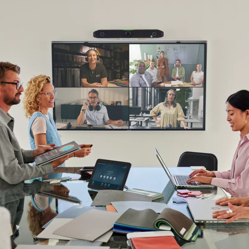 HP Poly Studio X52 All-In-One Video Bar, Group video conferencing system, 4K Ultra HD, 30 fps, 95°, 5x, Android