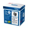 Label tape Brother TZE-231M5 Black on white 1.2 cm x 8 m
