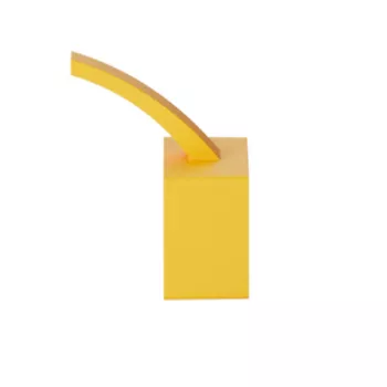 Lanview Clips for Slim & Bendable Series 20 pcs Yellow Plastic 150 mm 20 pc(s)