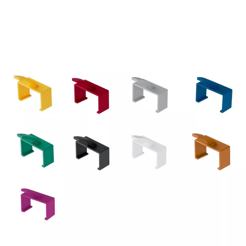 Lanview Clips for Slim & Bendable Series 20 pcs Yellow Plastic 150 mm 20 pc(s)