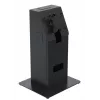 Kiosk set Ergonomic Solutions SpacePole Mini Kiosk Countertop Black Metal