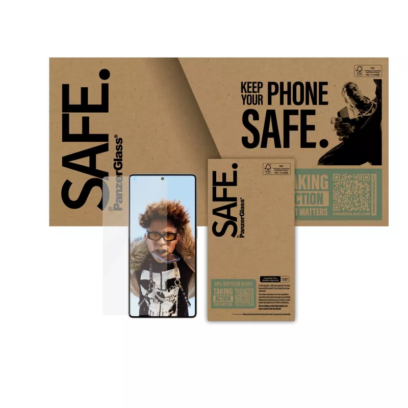 PanzerGlass SAFE. by ® Screen Protector Samsung Galaxy S25 Ultra | Ultra-Wide Fit