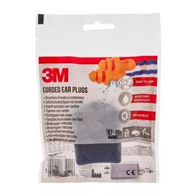 3M 1271C1 ear plug Reusable ear plug Orange 2 pc(s)