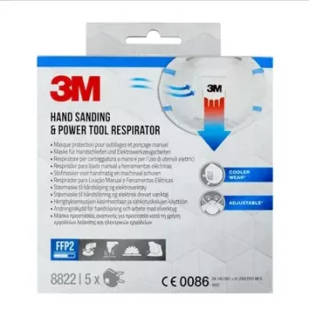 3M 8822PRO5 reusable respirator FFP2 Half facepiece respirator Air-purifying respirator