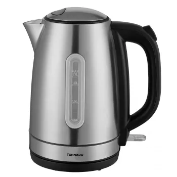 TORNADO TKE-01401ZA-GS | 1.7L Stainless Steel Electric Kettle With LED Ring