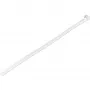StarTech.com 10 inch(25cm) Reusable Cable Ties - 1/4 inch(7mm) wide, 2-1/2 inch(65mm) Bundle Dia. 50lb(22kg) Tensile Strength, Releasable Nylon Ties, Indoor/Outdoor, 94V-2/UL Listed, 100 Pack - White