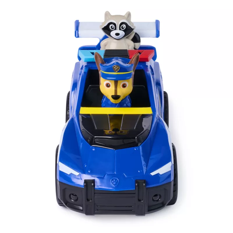 PAW Patrol : Search & Rescue, Chase Rescue Cruiser Vehicle with 2 Figures, Police Car Toy with Pull-Back Action, Kids Toys for Boys & Girls Ages 3+