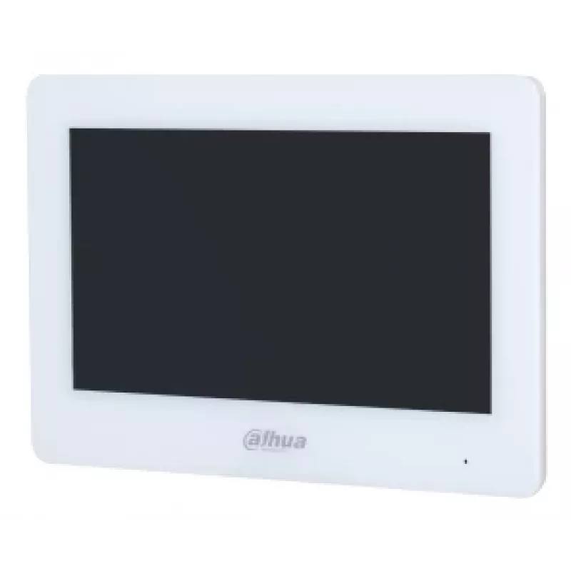 Video intercom monitor DAHUA VTH5123H-W-S2, 17.8 cm (7 inch) TFT, 1024×600, Wi‑Fi, MicroSD 64 GB, white