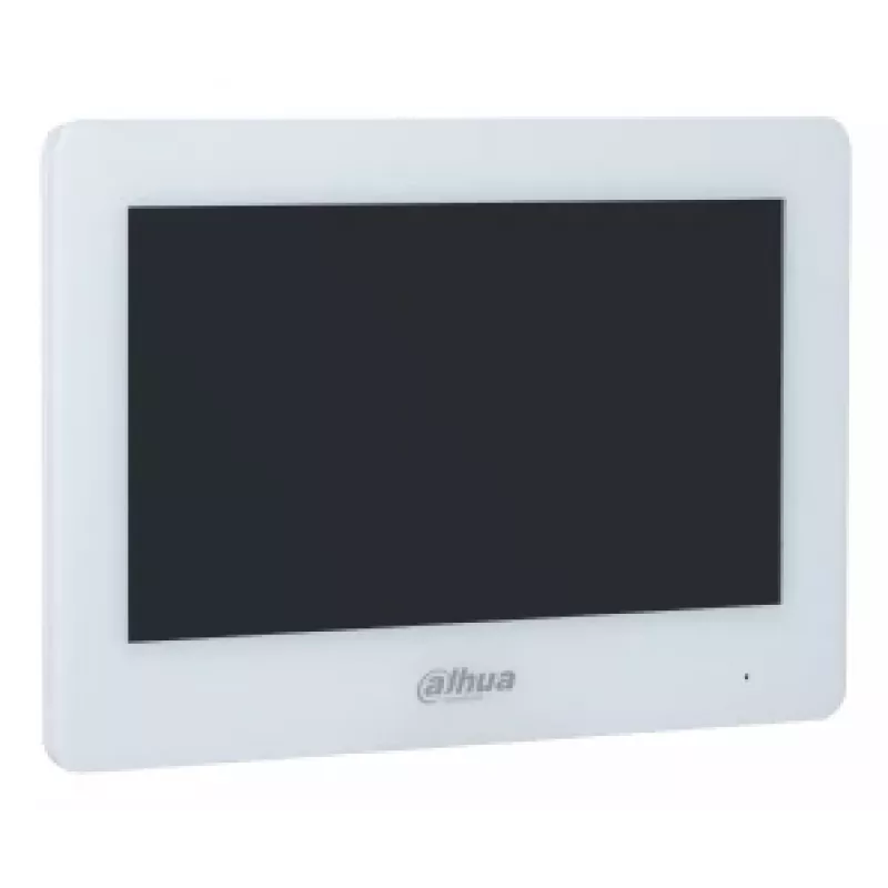 Video intercom monitor DAHUA VTH5123H-W-S2, 17.8 cm (7 inch) TFT, 1024×600, Wi‑Fi, MicroSD 64 GB, white