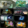Hisense 85E8S 85 inch ULED 4K Mini LED Smart TV, 3840×2160, 400 cd/m², Wi‑Fi, HomeOS (Grey)