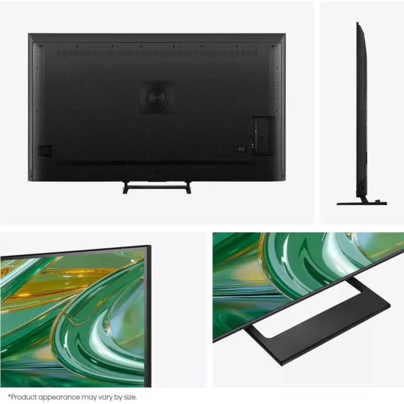 TV Hisense 55E8S 55 inch (139.7 cm) QLED Mini LED 4K Ultra HD Smart TV HomeOS Wi‑Fi Grey 400 cd/m²