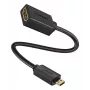 Ugreen 20134 HDMI cable 0.2 m HDMI Type D (Micro) HDMI Type A (Standard) Black
