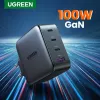 Charger Ugreen Nexode 100W GaN USB-C USB-A Fast Charging 3 Ports