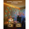 Smart Gaming Wall Light Expansion Kit Govee H10630A5 — 2 tubes with square and triangle connectors, Wi‑Fi/Bluetooth, 36V input
