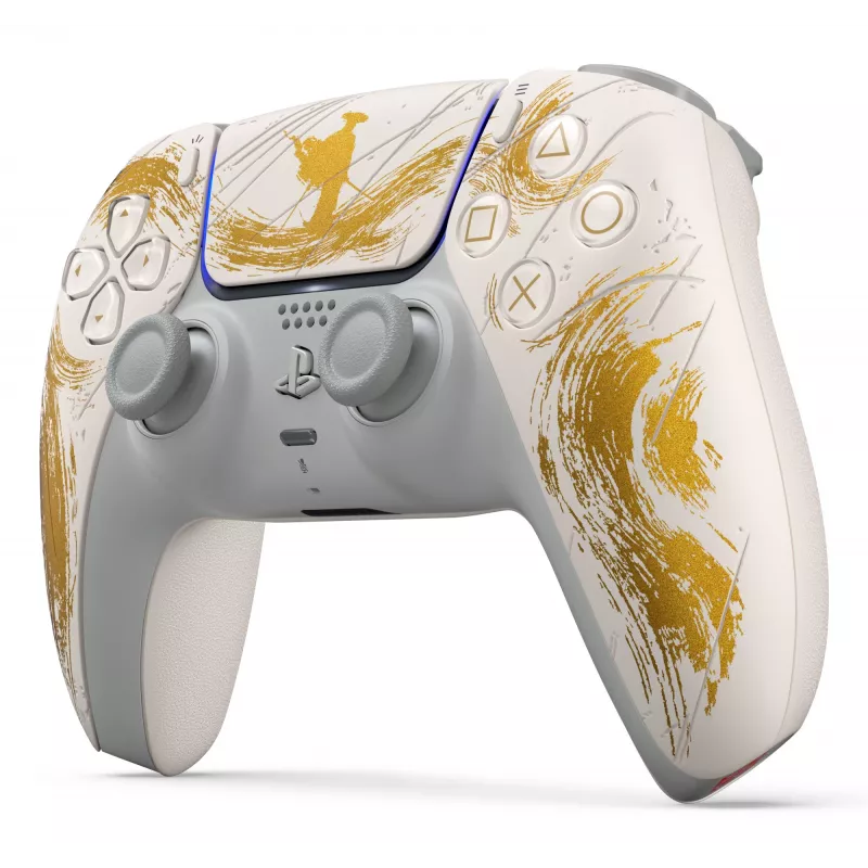 Sony DualSense Wireless Controller - Ghost of Yōtei Gold Limited Edition Gold, White Bluetooth/USB Gamepad Analogue / Digital Android, MAC, PC, PlayStation 5, iOS