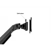 Multibrackets M VESA Gas Lift Arm Desk or Wall Basic Black Clamp/Bolt-through 10 kg