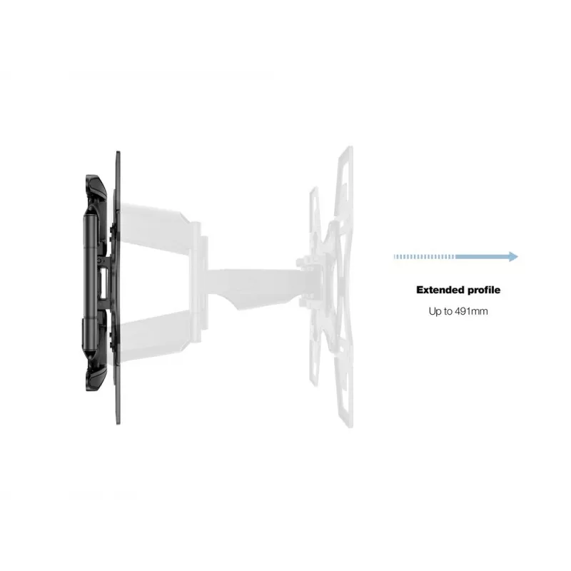 Wall Mount Bracket MULTIBRACKETS M VESA Flexarm Full Motion Dual 400x400 for 40–70 inch screens, 45 kg, black