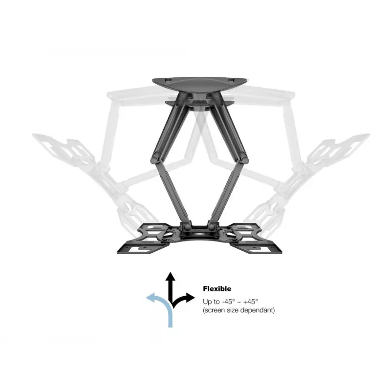 Wall Mount Bracket MULTIBRACKETS M VESA Flexarm Full Motion Dual 400x400 for 40–70 inch screens, 45 kg, black