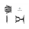 Wall Mount Bracket MULTIBRACKETS M VESA Flexarm Full Motion Dual 400x400 for 40–70 inch screens, 45 kg, black