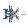 Wall Mount Bracket MULTIBRACKETS M VESA Flexarm Full Motion Dual 400x400 for 40–70 inch screens, 45 kg, black