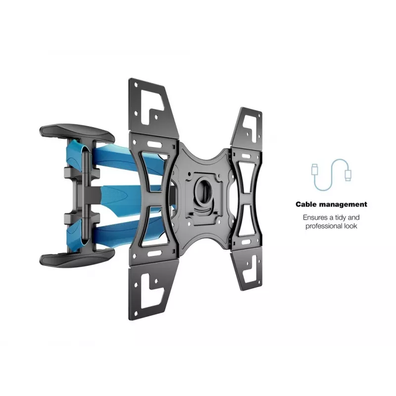 Wall Mount Bracket MULTIBRACKETS M VESA Flexarm Full Motion Dual 400x400 for 40–70 inch screens, 45 kg, black