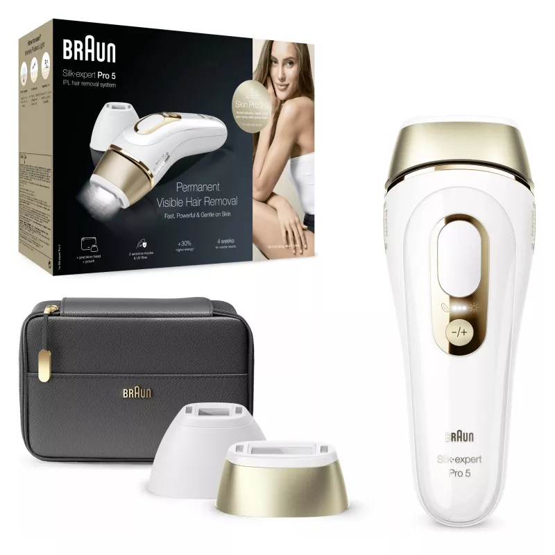 Braun Silk-expert Pro Silk·expert Pro 5 PL5140 Intense pulsed light (IPL) Gold, White