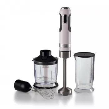 Ariete 602 Moderna hand blender, 1000W, 10 speeds + turbo, Accessories included, White