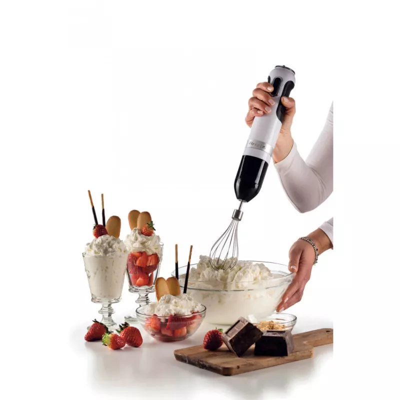 Ariete 602 Moderna hand blender, 1000W, 10 speeds + turbo, Accessories included, White