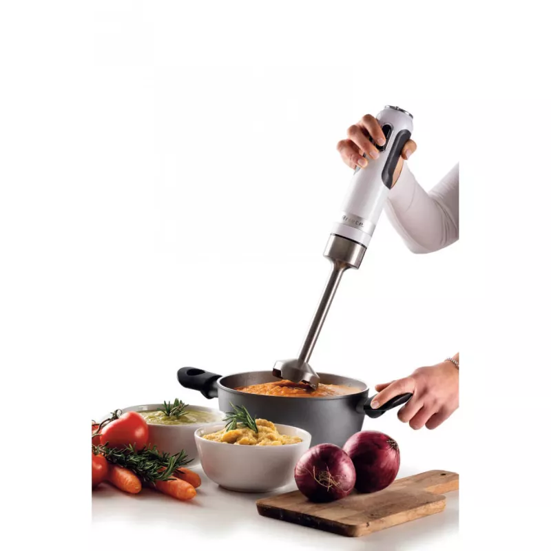 Ariete 602 Moderna hand blender, 1000W, 10 speeds + turbo, Accessories included, White