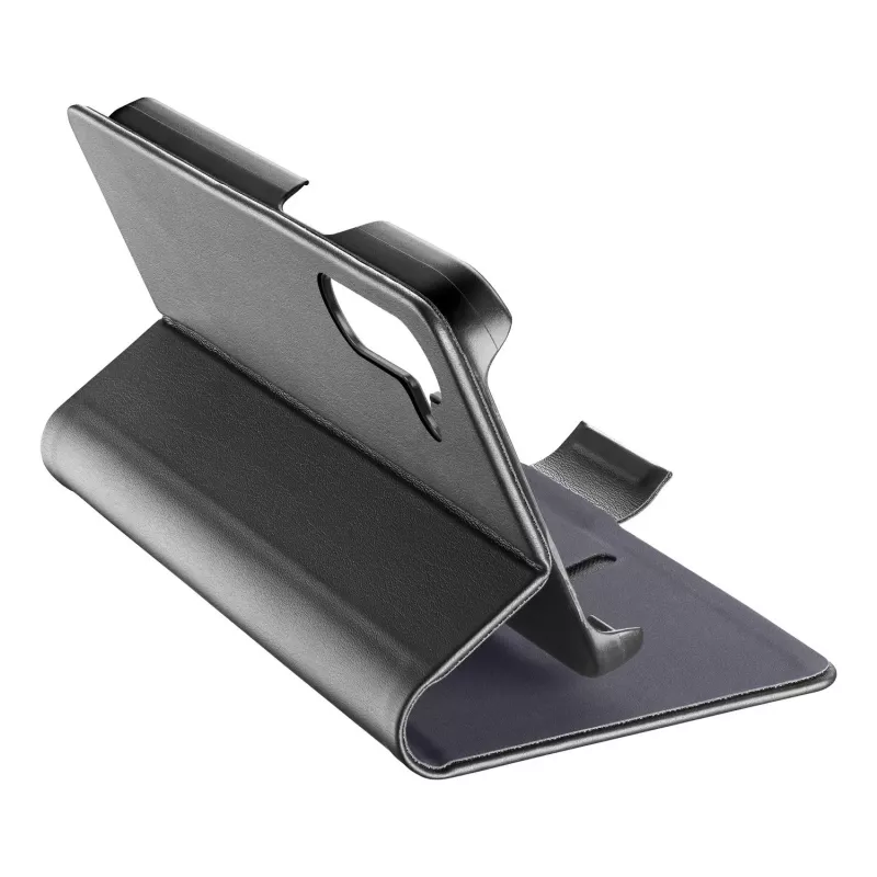 Cellularline Book - Galaxy A57 Book-style case with card pocket, magnetic closure, and full access to buttons and connectors.