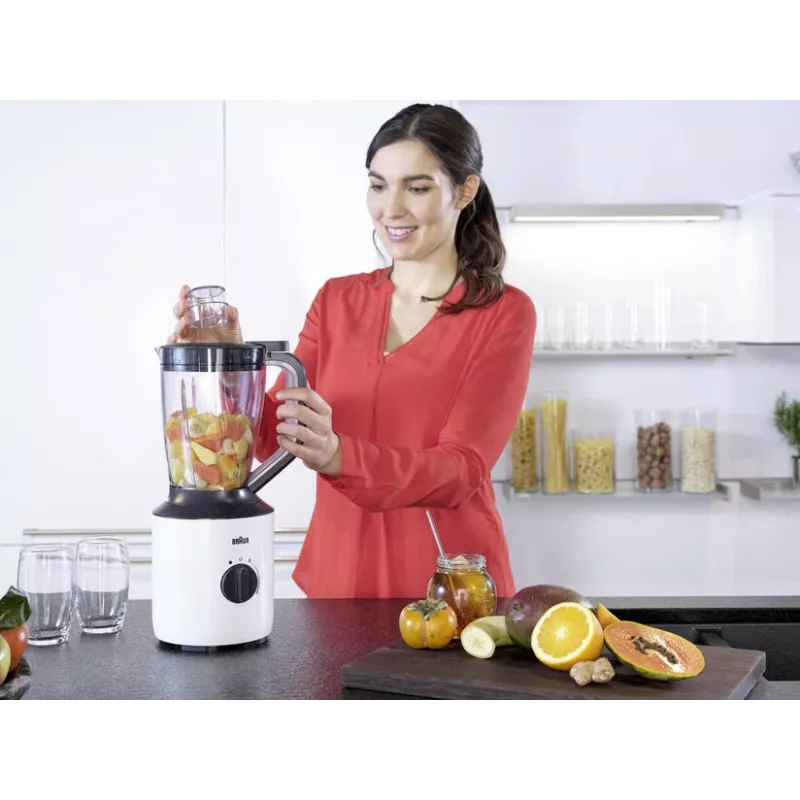 Braun PowerBlend 3 1.5 L Tabletop blender 800 W Black, White