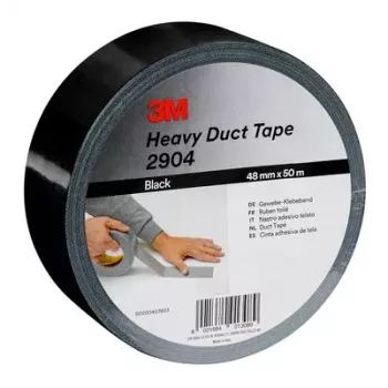 3M 2904D4850B duct tape Suitable for indoor use Suitable for outdoor use 50 m Polyethylene Black