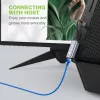 Techly IDATA USB-ETGIGA-AA laptop dock/port replicator Wired USB 3.2 Gen 1 (3.1 Gen 1) Type-A Black, Silver