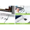 Techly IDATA USB-ETGIGA-AA laptop dock/port replicator Wired USB 3.2 Gen 1 (3.1 Gen 1) Type-A Black, Silver