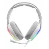 Glorious Gaming Glorious GHS Eternal RGB - Stereo RGB Gaming Headset for PC, PS5, PS4, Switch - Custom Tuned Angled Drivers, Adjustable Crystal Clear Detachable Mic, USB-C - Durable, All Day/Night Comfort - White