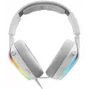 Glorious Gaming Glorious GHS Eternal RGB - Stereo RGB Gaming Headset for PC, PS5, PS4, Switch - Custom Tuned Angled Drivers, Adjustable Crystal Clear Detachable Mic, USB-C - Durable, All Day/Night Comfort - White