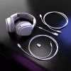 Glorious Gaming Glorious GHS Eternal RGB - Stereo RGB Gaming Headset for PC, PS5, PS4, Switch - Custom Tuned Angled Drivers, Adjustable Crystal Clear Detachable Mic, USB-C - Durable, All Day/Night Comfort - White
