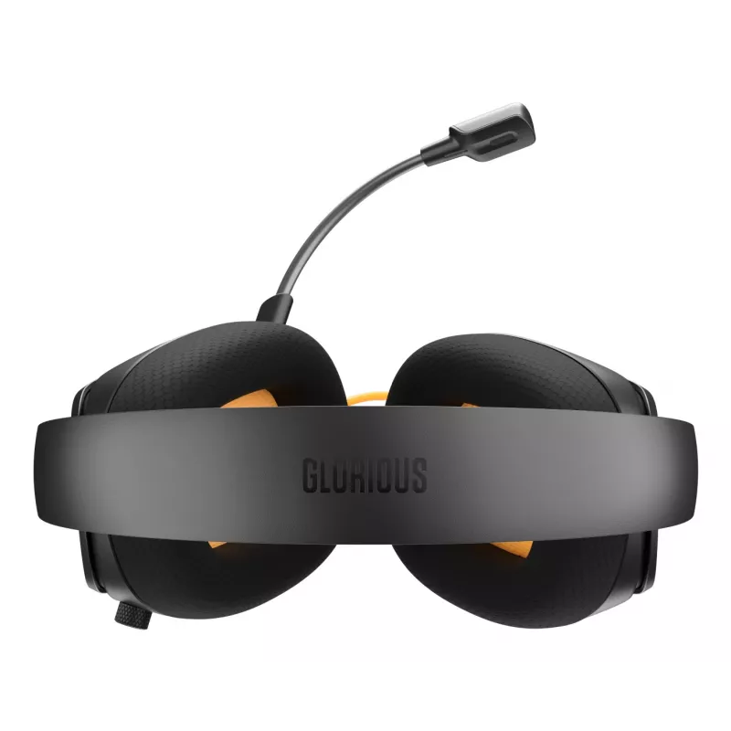Glorious Gaming Glorious GHS Eternal - Stereo Gaming Headset for PC, PS5, PS4, Xbox, Switch - Custom Tuned Angled Drivers, Adjustable Crystal Clear Detachable Mic, 3.5mm - Durable, All Day/Night Comfort - Black