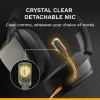 Glorious Gaming Glorious GHS Eternal - Stereo Gaming Headset for PC, PS5, PS4, Xbox, Switch - Custom Tuned Angled Drivers, Adjustable Crystal Clear Detachable Mic, 3.5mm - Durable, All Day/Night Comfort - Black
