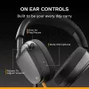Glorious Gaming Glorious GHS Eternal - Stereo Gaming Headset for PC, PS5, PS4, Xbox, Switch - Custom Tuned Angled Drivers, Adjustable Crystal Clear Detachable Mic, 3.5mm - Durable, All Day/Night Comfort - Black