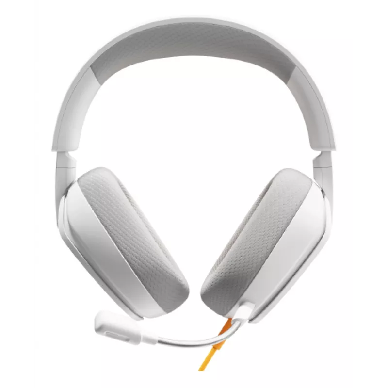 Glorious Gaming Glorious GHS Eternal - Stereo Gaming Headset for PC, PS5, PS4, Xbox, Switch - Custom Tuned Angled Drivers, Adjustable Crystal Clear Detachable Mic, 3.5mm - Durable, All Day/Night Comfort - White